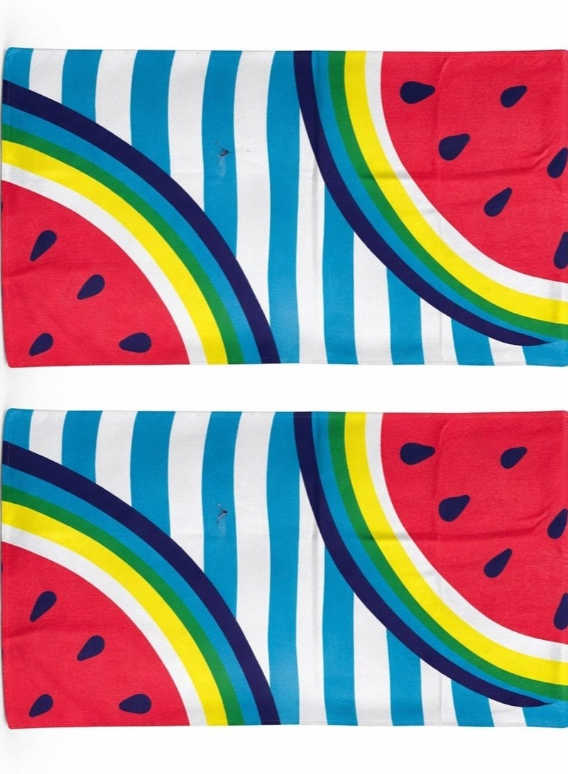 Bliss Casa Printed Beach Towels (71x147 cm) - Extra Large Cotton Summer Pool  Highly Absorbent & Soft Towel - Image 1