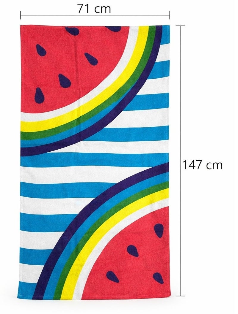 Bliss Casa Printed Beach Towels (71x147 cm) - Extra Large Cotton Summer Pool  Highly Absorbent & Soft Towel - Image 2