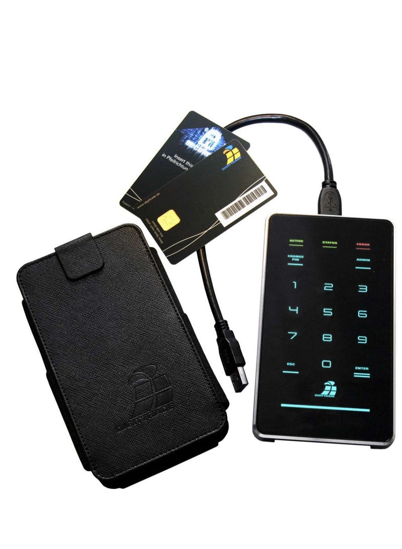 High Security External Hard Disk 2 TB SSD USB3 German Made