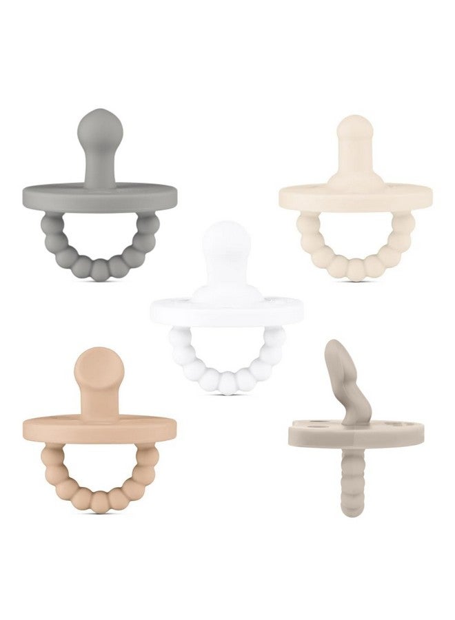 Ryan & Rose Cutie Pat Silicone Pacifier Teether (Starter Kit Neutral) - Image 1