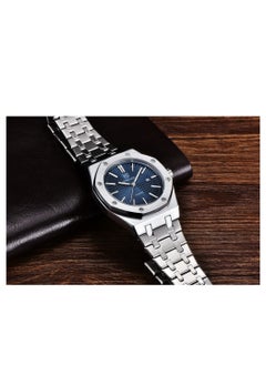BENYAR Watches for Men Watch Luxury Stainless Steel Quartz Water Resistant Watch 5156SIBU  - Image 5