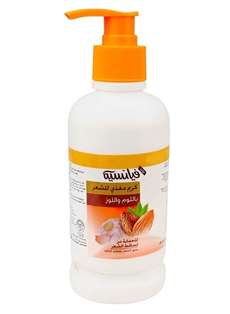 فيانسيه كريم تغذية الشعر باللوز والثوم 240 مل