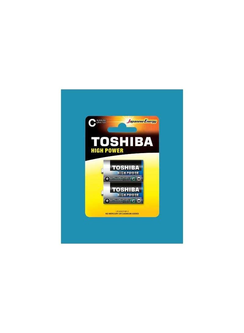 Toshiba C Type High Power Batteries 2pcs 258422