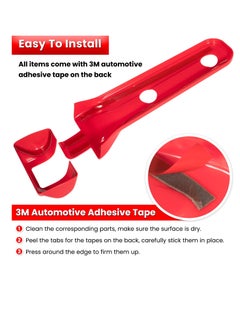 Full Set Exterior Decoration Trim Kit for Jeep Wrangler JL JLU 2018-2023, 26 PCS Door Hinge Handle Engine, Hood Hinge, Hood Latch Wheel, Rear Tailgate Window Hinge Cover, Red - pzsku/Z0452F3373E2BD8E9615AZ/45/_/1718162326/a543eacf-e2b3-49d3-a6d8-1556c395a8f0