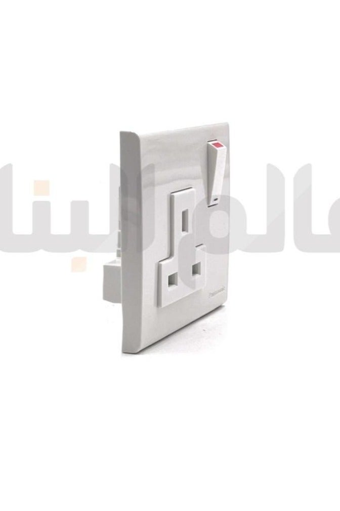 Panasonic 13A 3 Pin Wall Socket with On/Off Switch – - Image 2