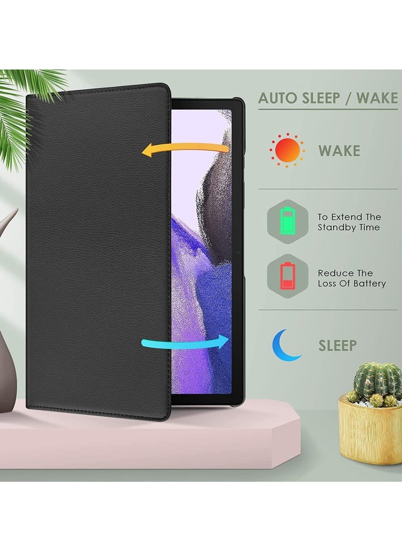 Arabest compatible for Samsung Galaxy Tab A7 Lite 8.7 inch Case,360°Rotating Case,Multi-Angle Swiveling Slim cover Auto Wake/Sleep PU Leather Hard Back Shockproof - Image 2
