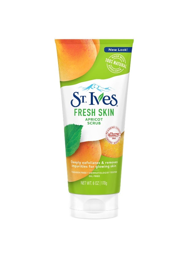 St. Ives Fresh Skin Apricot Face Scrub 170g (For Oily Skin)