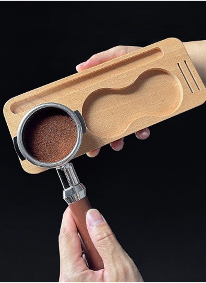 INSENSE - Coffee tooth powder pad, coffee powder hammer storage table, wooden - Image 1