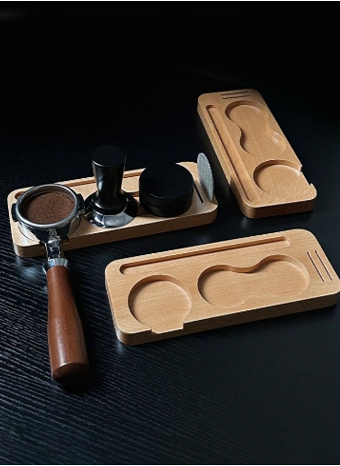 INSENSE - Coffee tooth powder pad, coffee powder hammer storage table, wooden - Image 1