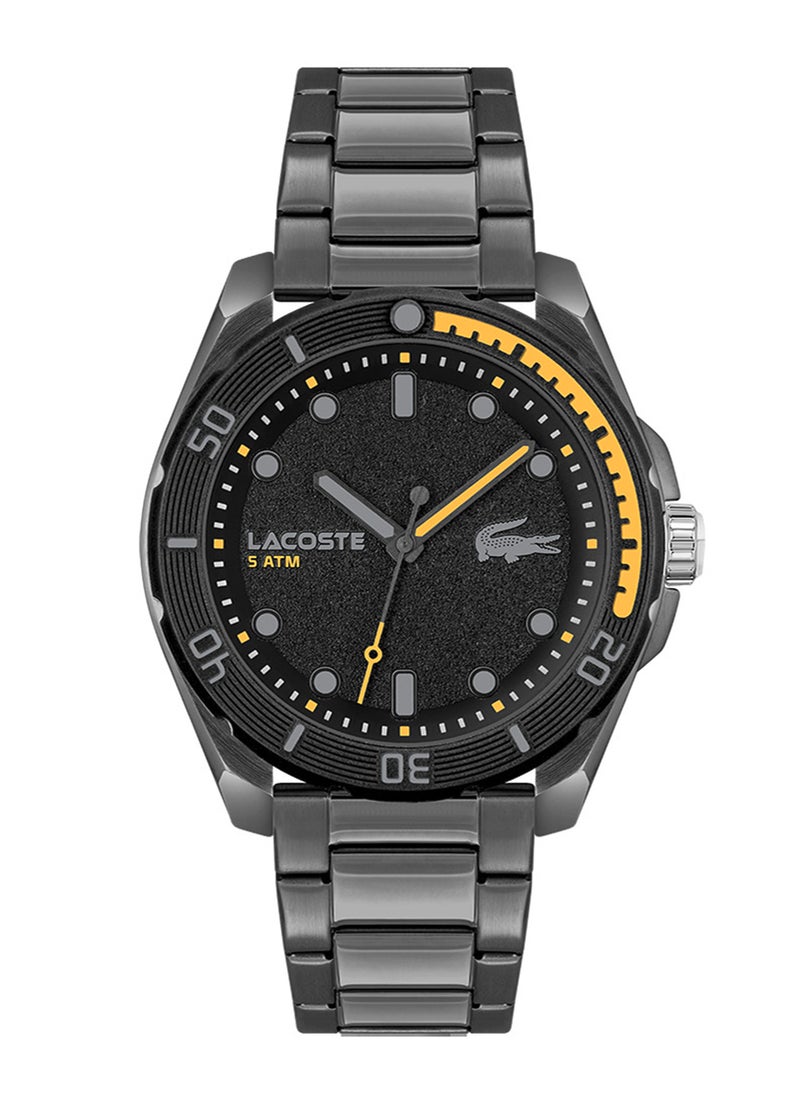 LACOSTE Men's Analog Round Shape Stainless Steel Wrist Watch 2011288 - 44 Mm  - Image 1
