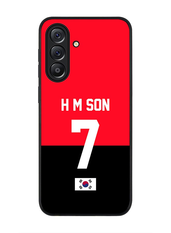 Stylizedd For Samsung Galaxy A56 5G Case,Slim fit Camera Protection, Shockproof Thin Phone cover  - Football - South Korea - H M Son - Image 1