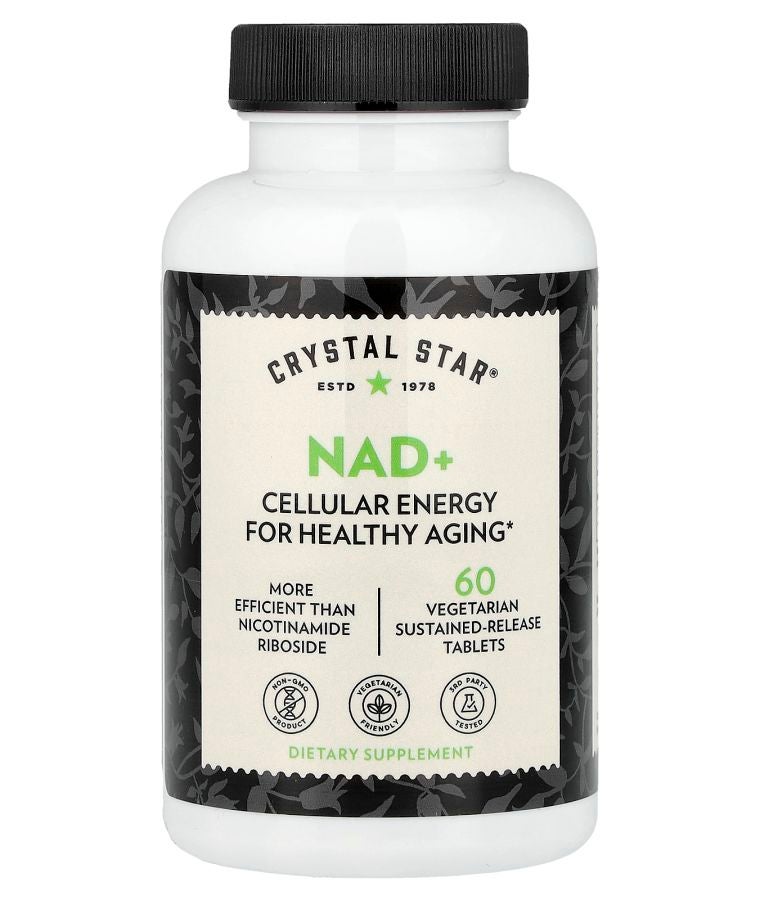 أقراص NAD+ 60 نباتية ذات إطلاق مستدام