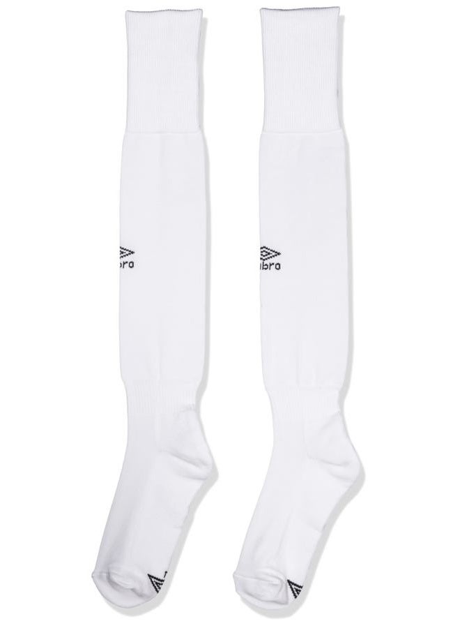 umbro Men's Club II Soccer Socks, White, M - Image 1