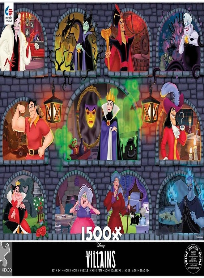 Ceaco - Disney - Villains Underground - 1500 Piece Jigsaw Puzzle - Image 3