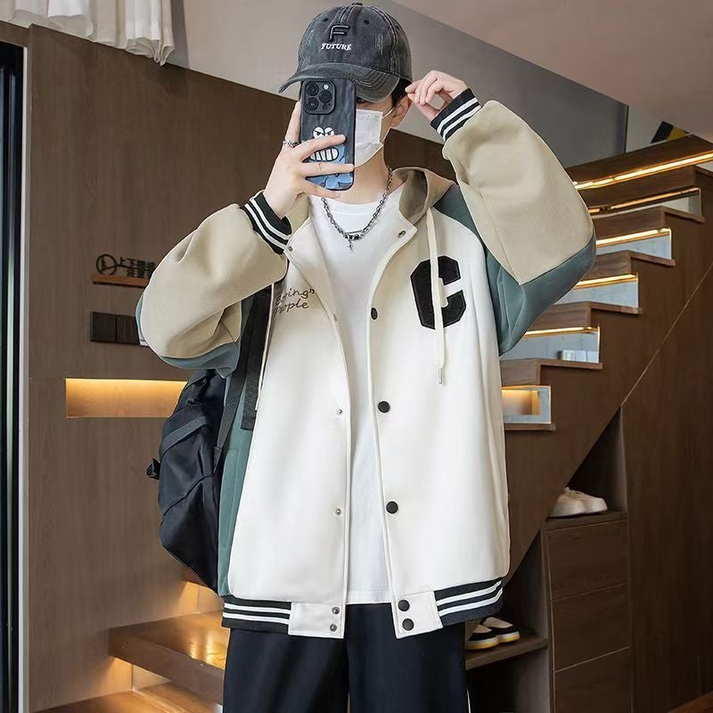 13-15 Years Old Junior High School Boys Coat 14 Handsome Baseball Suit Jacket 15 Years Old Teenager Big Boy Men'S Clothing - Image 1