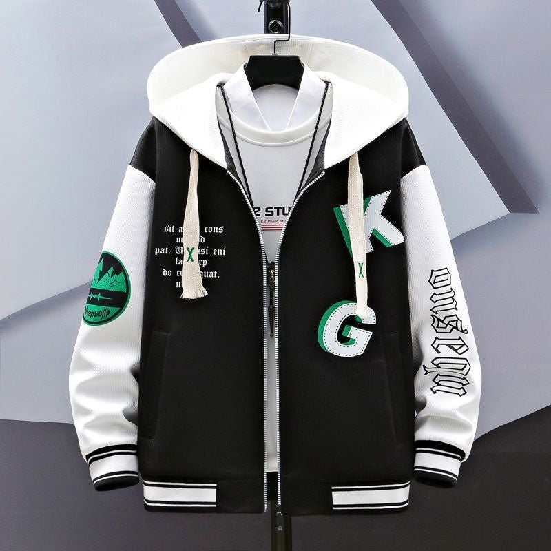 13-15 Years Old Junior High School Boys Coat 14 Handsome Baseball Suit Jacket 15 Years Old Teenager Big Boy Men'S Clothing - Image 2