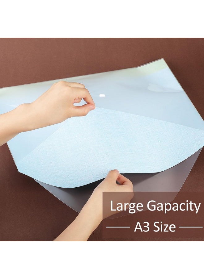 30 Pcs 11X17 Inches Clear Envelopes With Snap Closure Clear Plastic Envelopes Plastic Envelopes For Documents File Folders For School Office Home