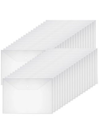 30 Pcs 11X17 Inches Clear Envelopes With Snap Closure Clear Plastic Envelopes Plastic Envelopes For Documents File Folders For School Office Home - pzsku/Z0453AC903FCF993E1CA6Z/45/_/1721982583/fb309e3e-068f-4294-9469-c3f3b00d20ed