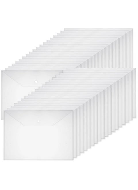 30 Pcs 11X17 Inches Clear Envelopes With Snap Closure Clear Plastic Envelopes Plastic Envelopes For Documents File Folders For School Office Home