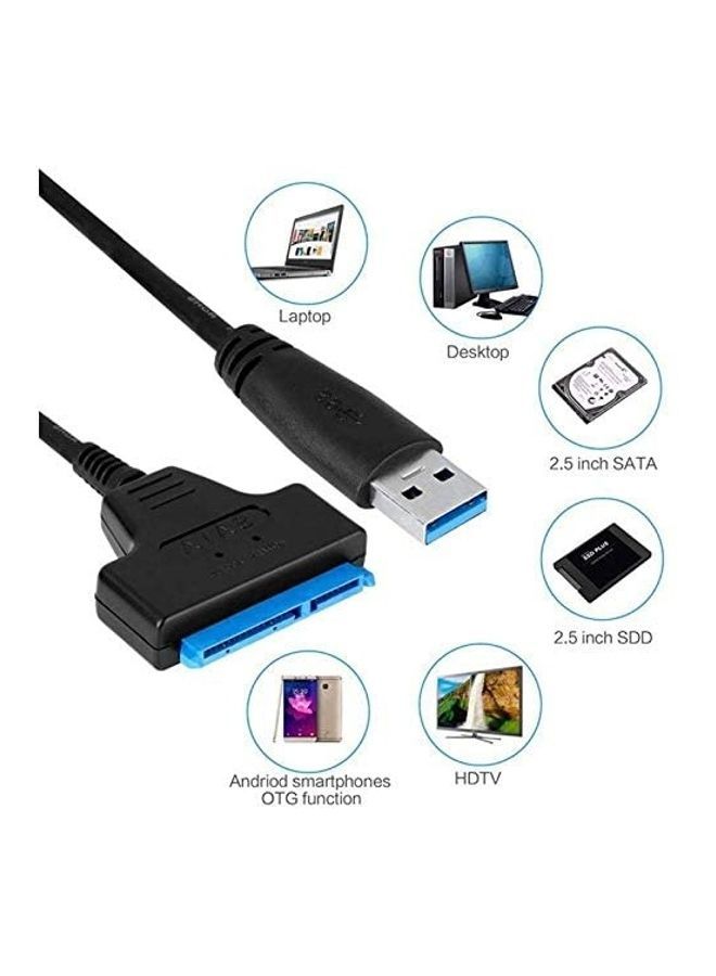 NIBEMINENT Hard Drive Adapter Cable Black - Image 3