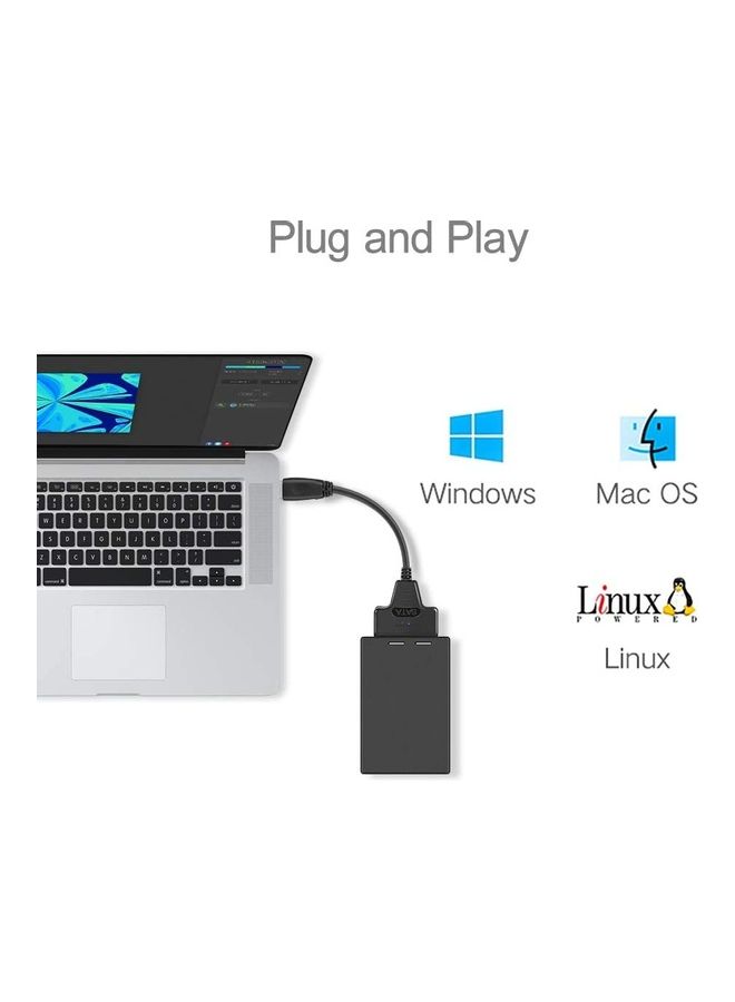 NIBEMINENT Hard Drive Adapter Cable Black - Image 4