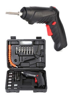 NIBEMINENT 47 Pcs Electric Screwdriver Set, Rechargeable Electric Power Screwdriver Set with Pivoting Handle & LED Light, Cordless Screwdriver Bit, USB Charging Cable, Carrying Case  - Image 2