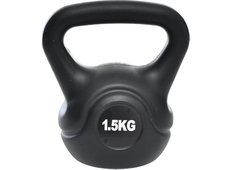 Generic Kettlebell Dumbbell for Exercise - Strength and Fitness Training Equipment for Muscle Building, 1.5 kg, Made of Cast Iron, Multi-Color - Image 4
