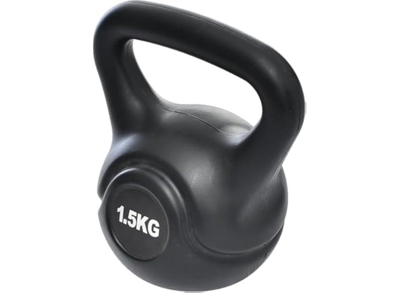 Generic Kettlebell Dumbbell for Exercise - Strength and Fitness Training Equipment for Muscle Building, 1.5 kg, Made of Cast Iron, Multi-Color - Image 5