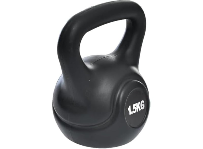 Generic Kettlebell Dumbbell for Exercise - Strength and Fitness Training Equipment for Muscle Building, 1.5 kg, Made of Cast Iron, Multi-Color - Image 3