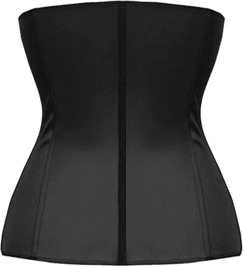 ELECDON Waist Trainer Body Shaper Underbust Waist Corsets for Women Latex 9 Steel Bones Breathable Plus Size Tight Fit for Waist Training Help with Posture, L - Image 3