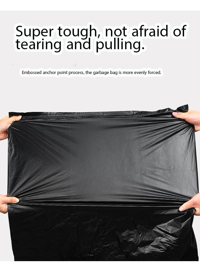 روعة 50 قطعة أكياس قمامة كبيرة للتنظيف ، أكياس قمامة مقاومة للثقب سعة 55-60 جالون ، سميكة سوداء ، للمنزل ، ممتلكات الفندق ، مركز تجاري ، صرف صحي ، أكياس قمامة كبيرة (80 سم × 100 سم) - Image 4