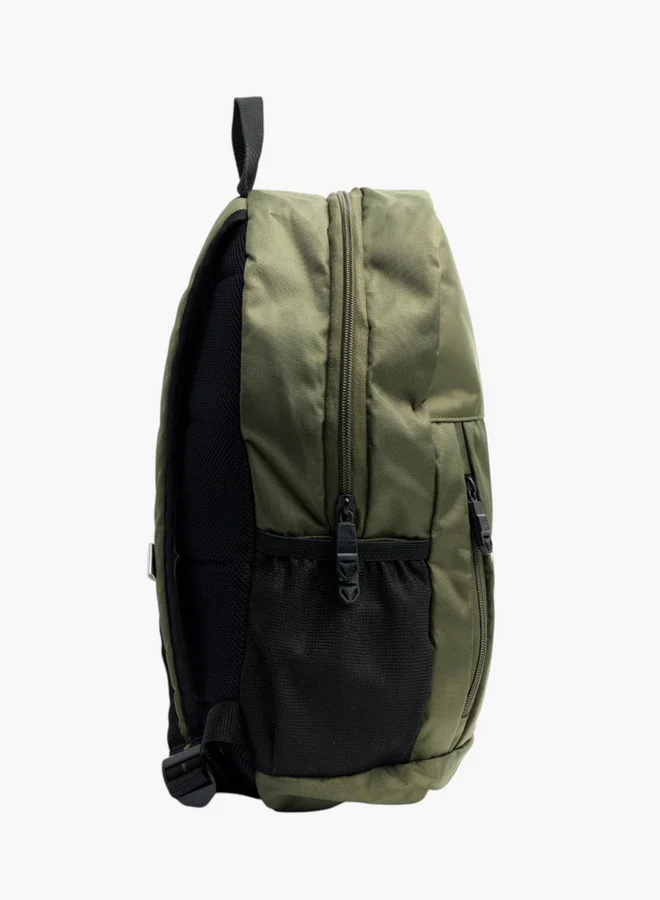 New Balance Logo Print School Backpack with Adjustable Shoulder Straps - 14x28x43 cm