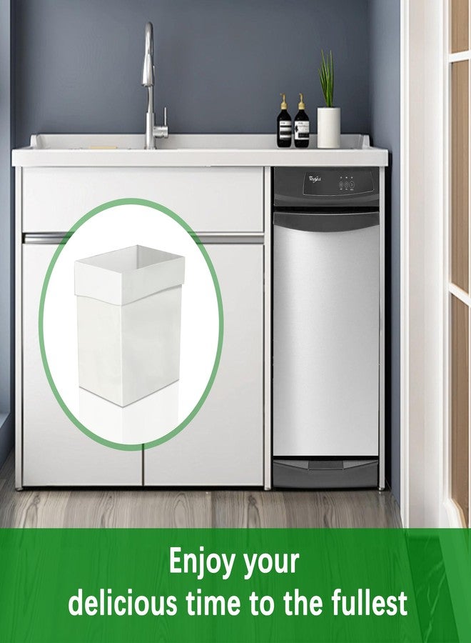 أكياس ضغط النفايات W10165294RB للمطبخ، أكياس بلاستيكية مصفحة شديدة التحمل بسماكة 2.6 مل، مناسبة لضواغط الأدراج المستطيلة مقاس 15 بوصة، عبوة من 60 كيس قمامة متوافقة مع أجهزة ويرلبول وكينمور - Image 5