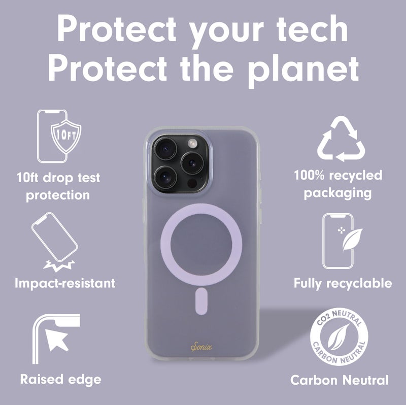 Sonix Case for iPhone 16 Pro Max | Compatible with MagSafe | 10ft Drop Tested | Jelly Lavender - Image 4