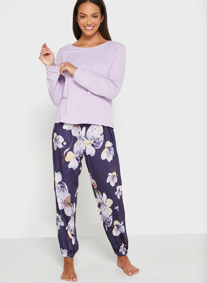 ELLA Floral Printed Pyjama Set