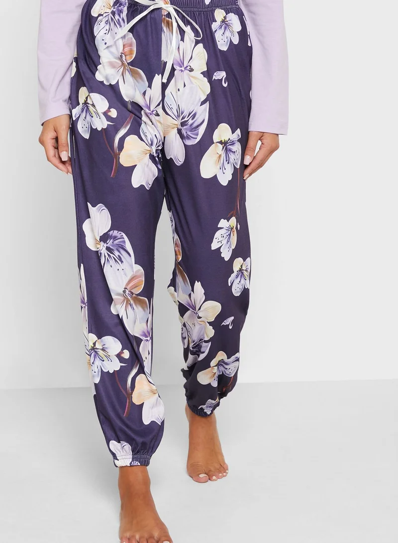 ELLA Floral Printed Pyjama Set