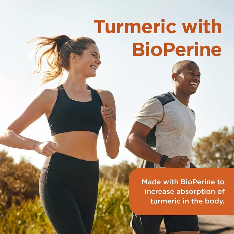 Healthspan Turmeric 10000mg with BioPerine Black Pepper Extract 2 Months Supply High Potency Turmeric Extract Supports Immune Bone Cartilage Health BioPerine aids Absorption Vegan - Image 3