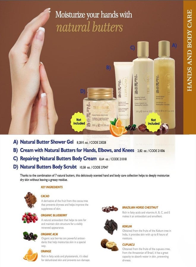 Terramar Hand Cream with Natural Butters, 2.82 oz, for Hands, Elbows and Knees - Image 3