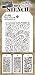 Tim Holtz Stampers Anon Mini Stencil Set 47 - Image 2