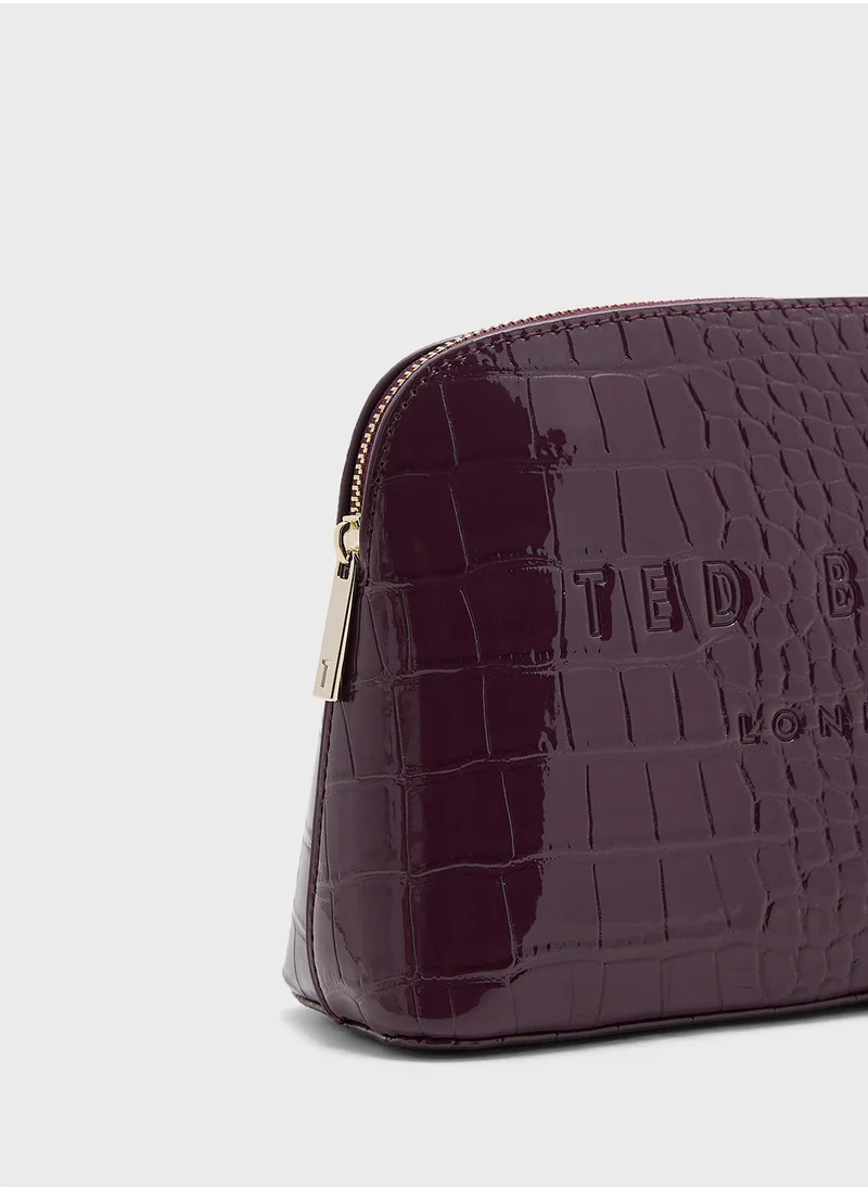 Ted Baker CROCALA Imitation Croc Makeup Bag