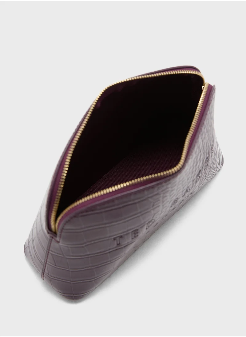 Ted Baker CROCALA Imitation Croc Makeup Bag