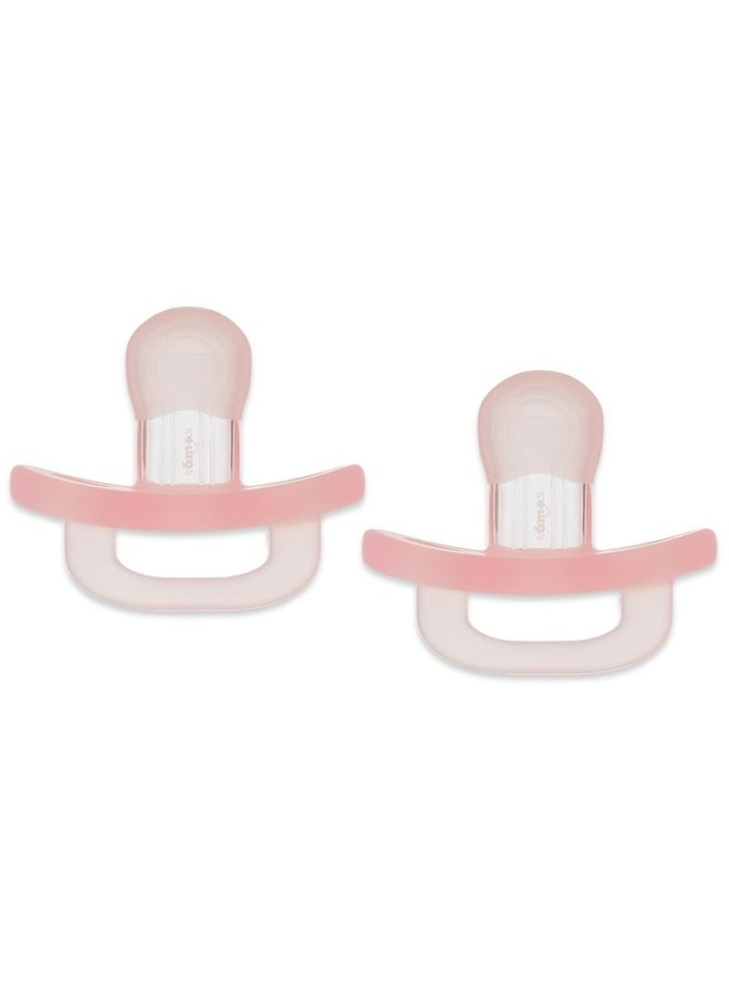 Spectra Soft Silicone Pacifier Pink Macaron - Image 1