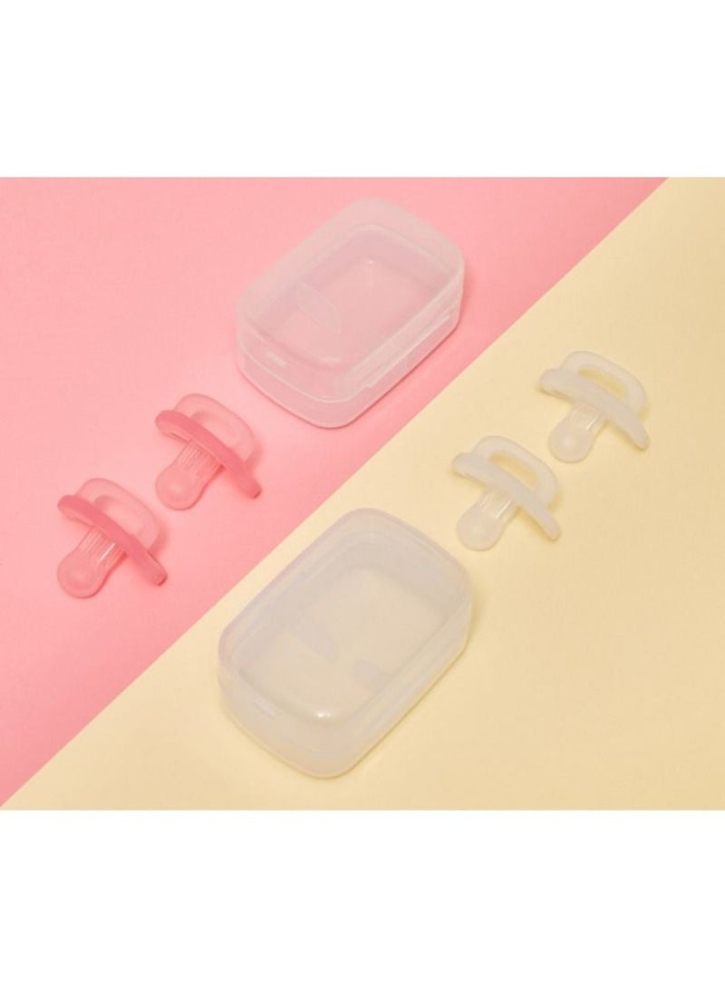 Spectra Soft Silicone Pacifier Pink Macaron - Image 4
