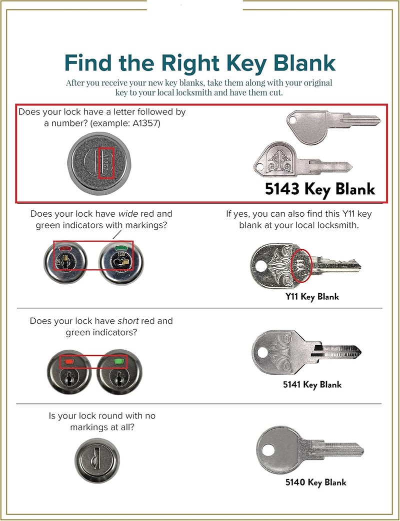 ARCHITECTURAL MAILBOXES 5143 Key Blank for High Security Mailbox Lock - Image 3