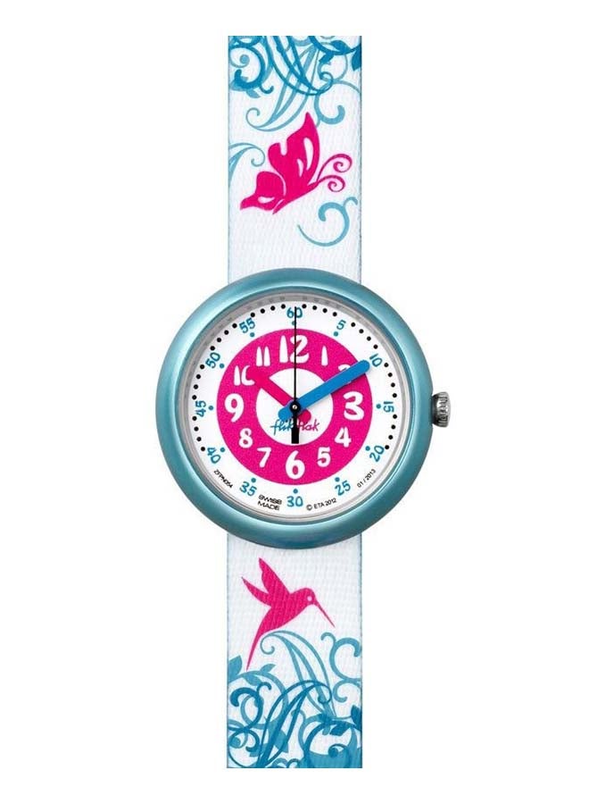 Swatch Kids Unisex Dolcezza In Turchese Quartz Movement Water Resistant Wrist Watch - 34 Mm - Image 1