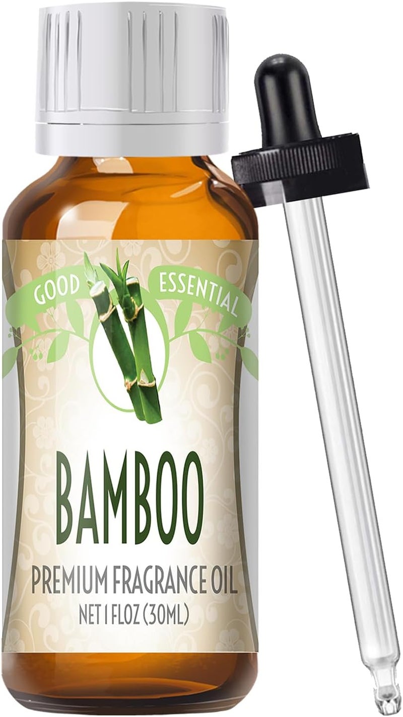 Good Essential - Professional Bamboo Fragrance Oil 30ml for Diffuser, Candles, Soaps, Lotions, Perfume 1 fl oz - Bamboo Fragrance Diffuser Oil - Bamboo Fragrance Oil for Soap - Candle Fragrance Oil