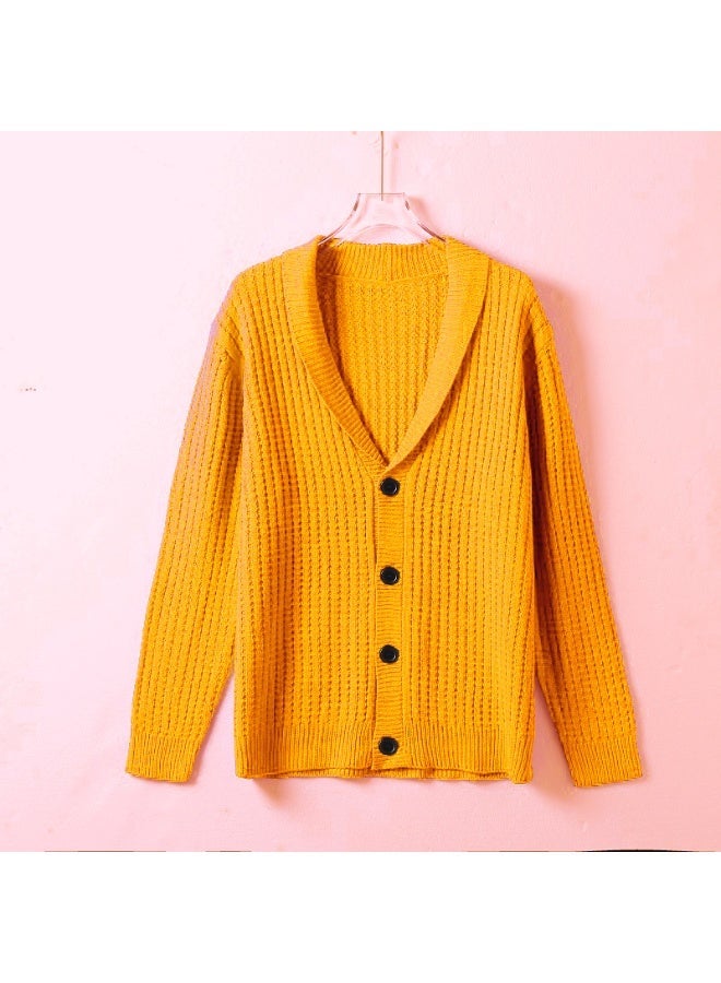 NIBEMINENT Men Single Breasted Autumn Knitted Sweaters Lantern Sleeve Winter Warm Clothes  Hollow Out Mens Sweater Cardigans - Image 2