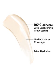 IT COSMETICS Cc+ Nude Glow Lightweight Foundation + Glow Serum With Spf 40 With Niacinamide Hyaluronic Acid & Green Tea Extract Fair Ivory 1.08 Fl Oz  - Image 4