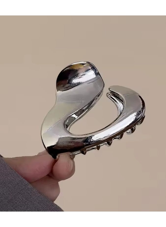 Goolsky New Exquisite Metal Hair Claw Elegant Hollow Geometric Small Hair Clips Korean Barrettes Girs Hairpin Fashion Hair Accessories  - Image 2