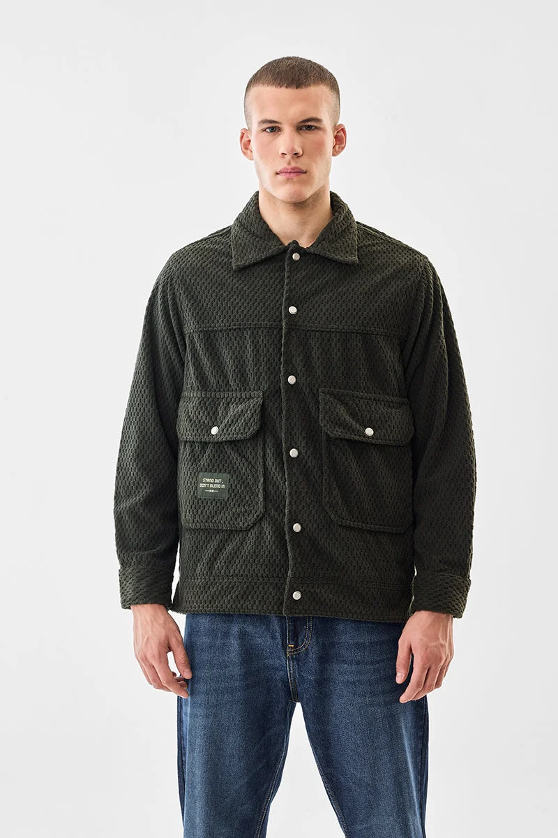 SNITCH جاكيت بجيبين بأزرار كبس